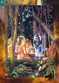 Naradji and Mahadevji's coneversation